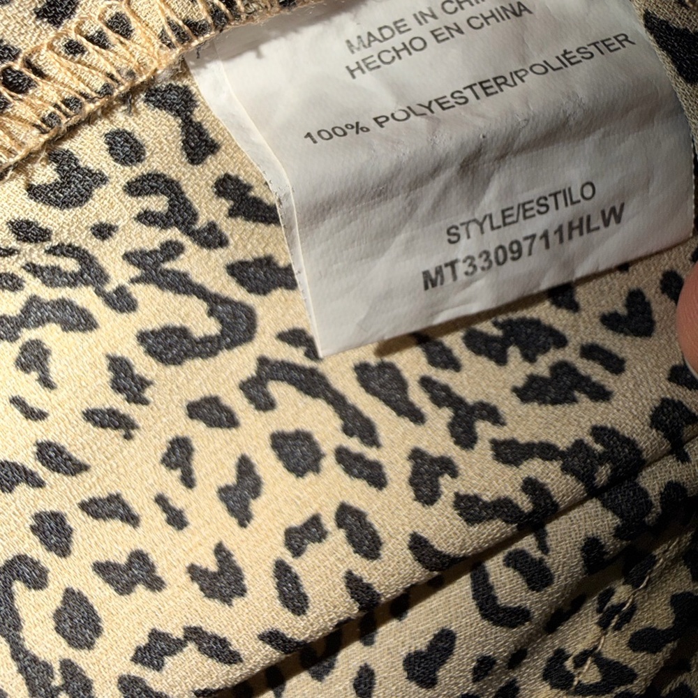 Leopard Print Blouse - image 8